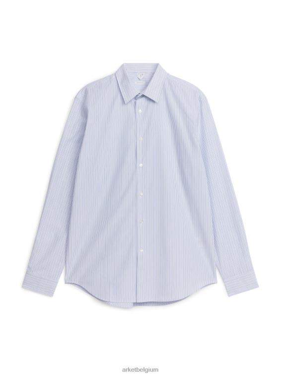 ARKET kleding 0DXJP958 blauw/streep popeline overhemd Heren