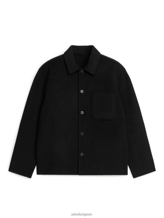 ARKET kleding 0DXJP963 zwart dubbel overshirt Heren
