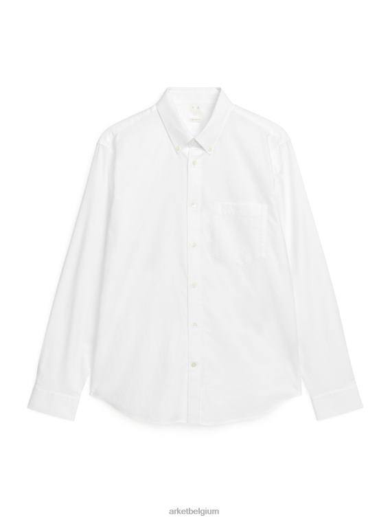 ARKET kleding 0DXJP971 wit Oxford-shirt Heren