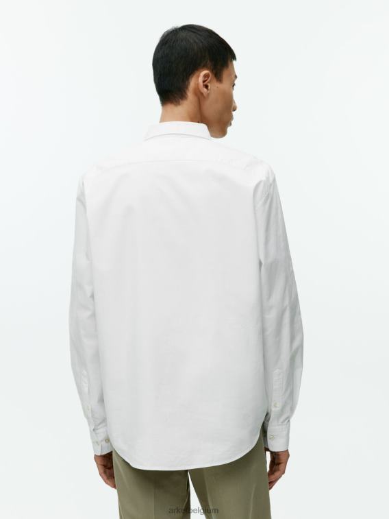 ARKET kleding 0DXJP971 wit Oxford-shirt Heren