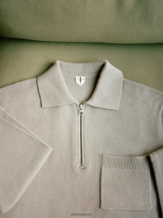 ARKET kleding 0DXJP975 ecru Overhemd van katoenen twill Heren