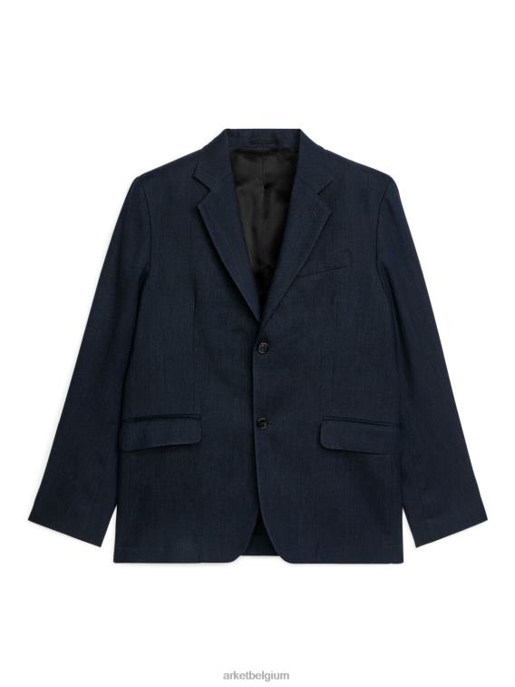 ARKET kleding 0DXJP1150 donkerblauw moderne blazerhopzak Heren