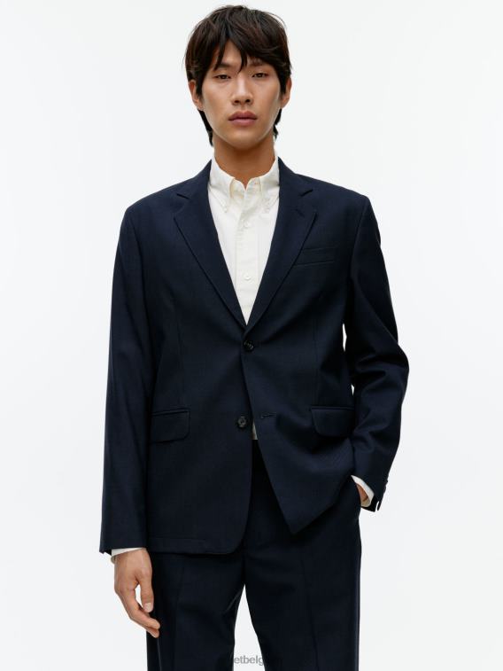 ARKET kleding 0DXJP1150 donkerblauw moderne blazerhopzak Heren