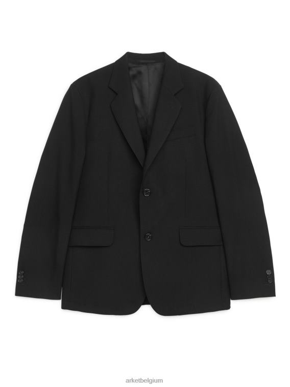 ARKET kleding 0DXJP1151 zwart moderne blazerhopzak Heren
