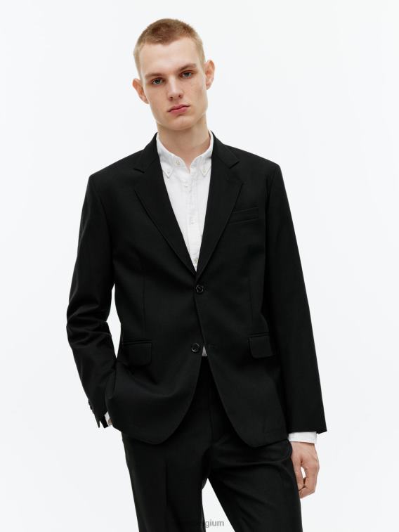 ARKET kleding 0DXJP1151 zwart moderne blazerhopzak Heren