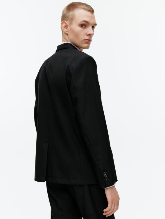 ARKET kleding 0DXJP1151 zwart moderne blazerhopzak Heren