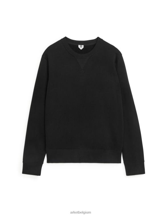 ARKET kleding 0DXJP918 zwart sweatshirt van franse badstof Heren