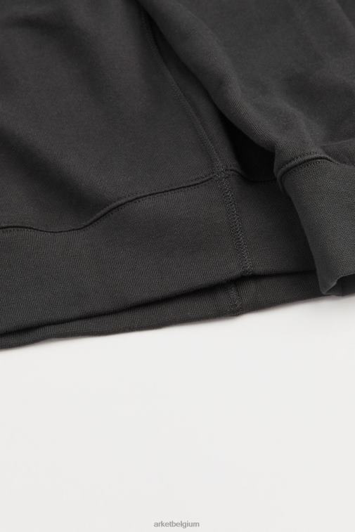 ARKET kleding 0DXJP918 zwart sweatshirt van franse badstof Heren