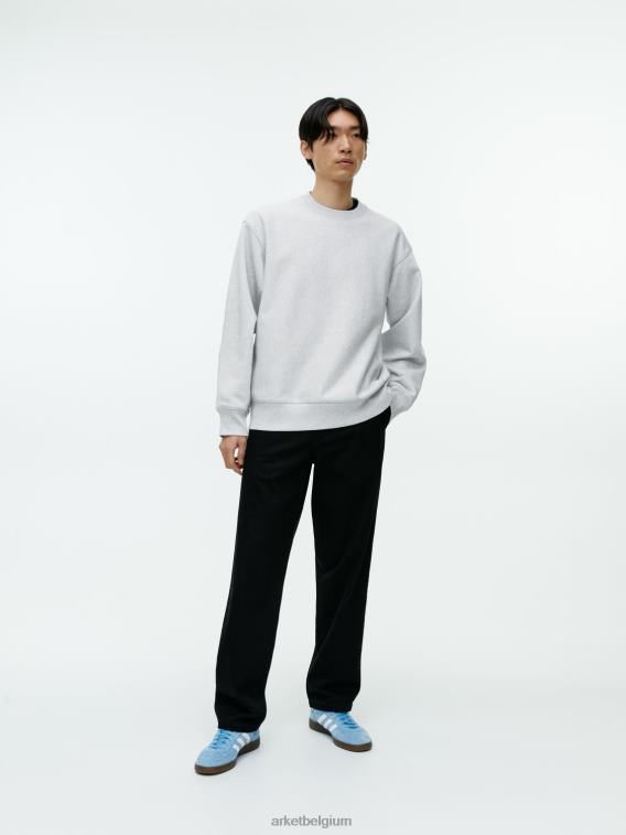 ARKET kleding 0DXJP923 lichtgrijs los zwaar sweatshirt Heren
