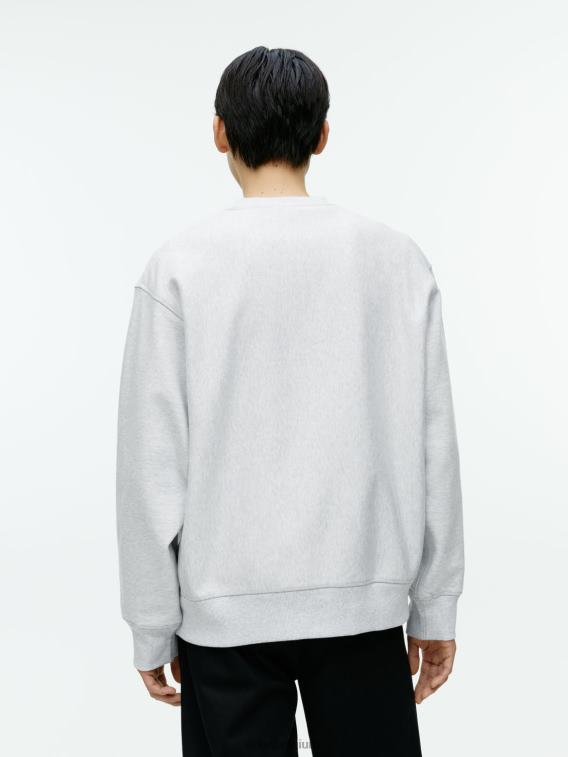 ARKET kleding 0DXJP923 lichtgrijs los zwaar sweatshirt Heren