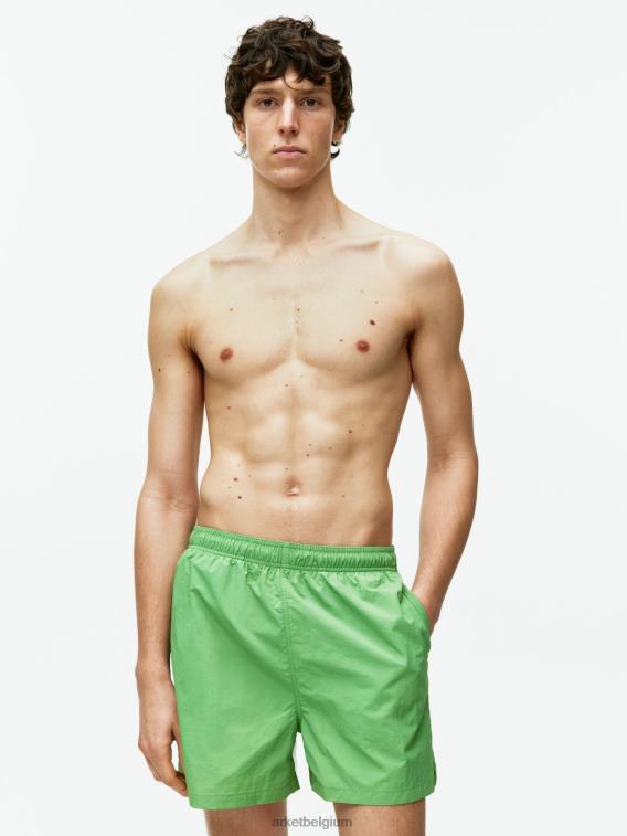 ARKET kleding 0DXJP1138 Fel groen zwembroek Heren