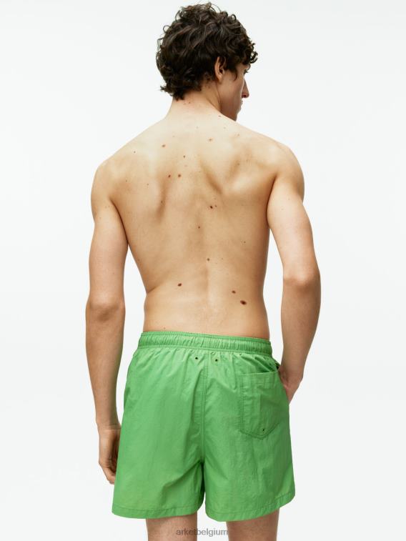 ARKET kleding 0DXJP1138 Fel groen zwembroek Heren