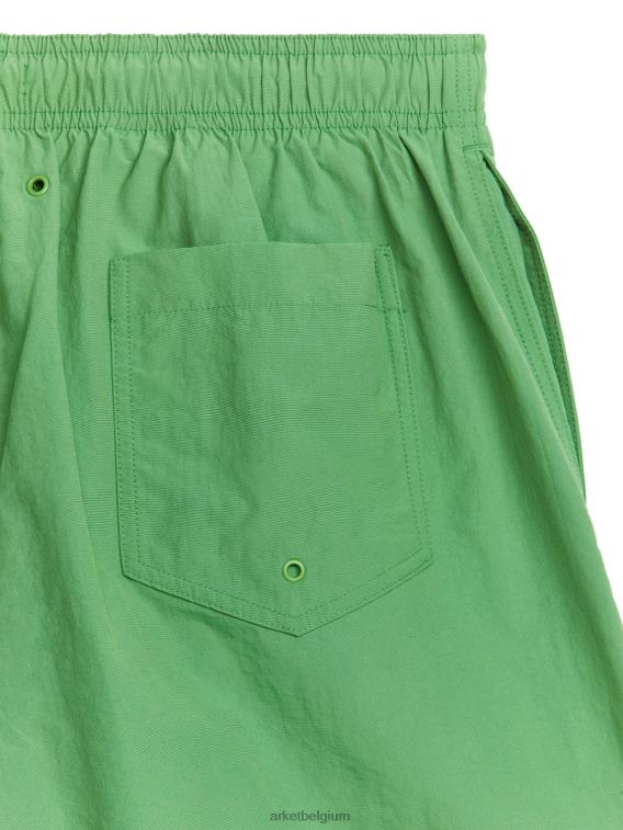 ARKET kleding 0DXJP1138 Fel groen zwembroek Heren