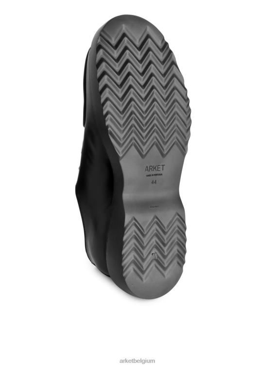 ARKET schoenen 0DXJP1276 zwart leren derbyschoenen Heren