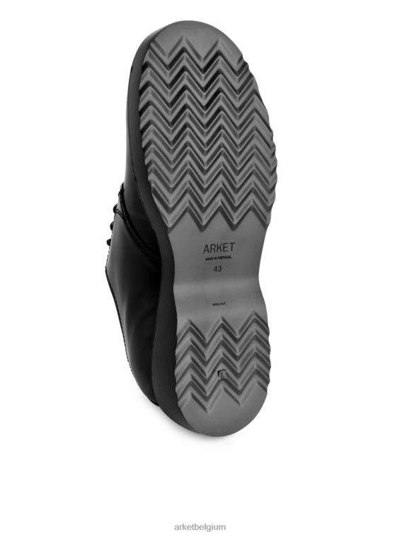 ARKET schoenen 0DXJP1279 zwart dikke leren derbyschoenen Heren