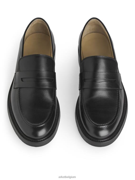 ARKET schoenen 0DXJP1280 zwart Penny-loafers Heren