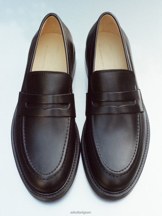 ARKET schoenen 0DXJP1280 zwart Penny-loafers Heren
