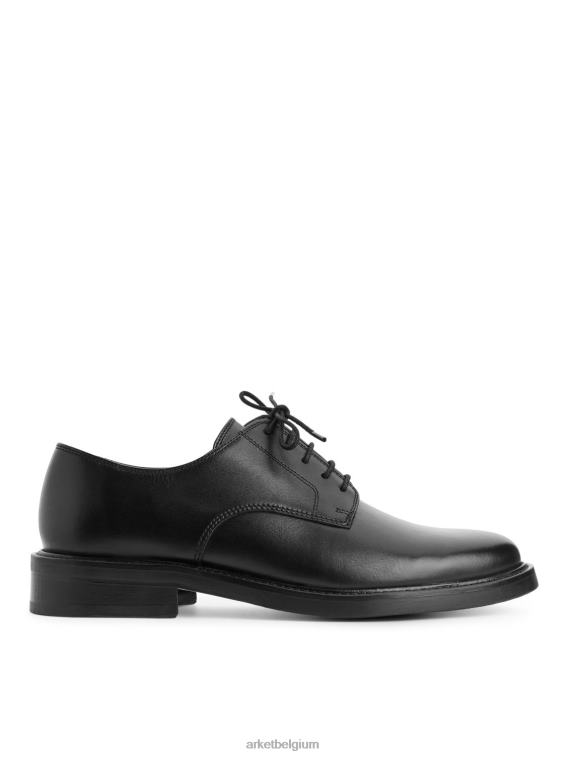 ARKET schoenen 0DXJP1281 zwart leren derbyschoenen Heren