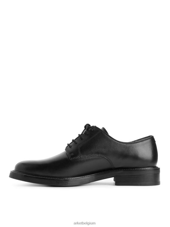 ARKET schoenen 0DXJP1281 zwart leren derbyschoenen Heren