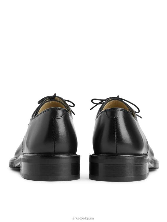 ARKET schoenen 0DXJP1281 zwart leren derbyschoenen Heren
