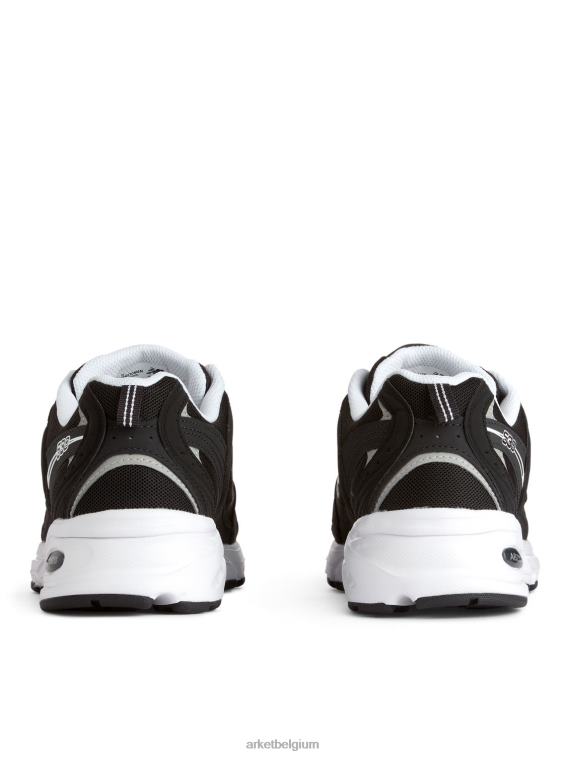 ARKET schoenen 0DXJP1253 zwart wit new balance 530 trainers Heren