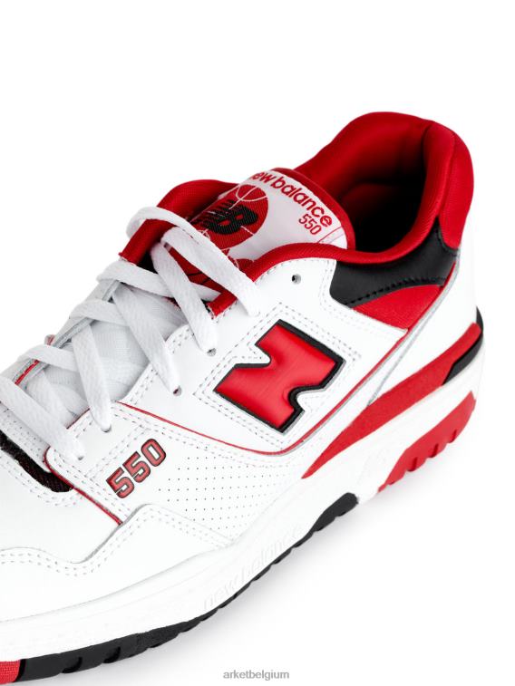 ARKET schoenen 0DXJP1267 wit/rood/zwart new balance 550 trainers Heren