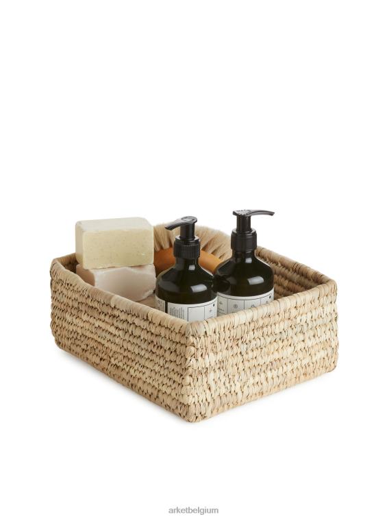 ARKET huishoudartikelen 0DXJP1347 beige een wereld van ambachtelijke palmopbergmanden unisex