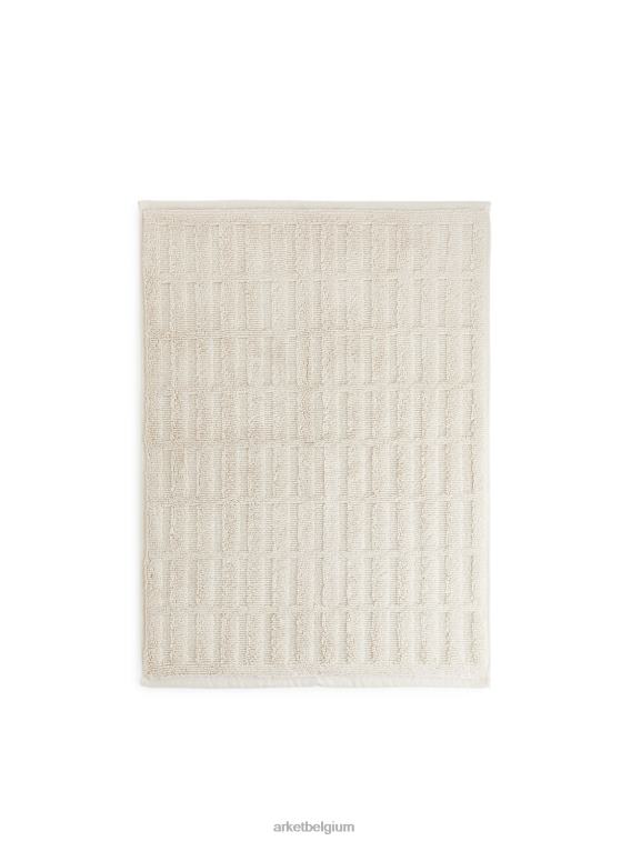 ARKET huishoudartikelen 0DXJP1351 beige katoenen badmat unisex