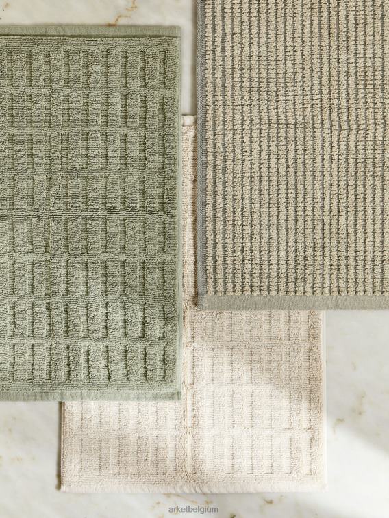 ARKET huishoudartikelen 0DXJP1351 beige katoenen badmat unisex