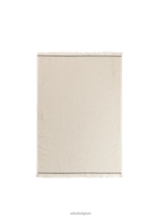 ARKET huishoudartikelen 0DXJP1354 beige katoenen handdoek 50 x 70 cm unisex