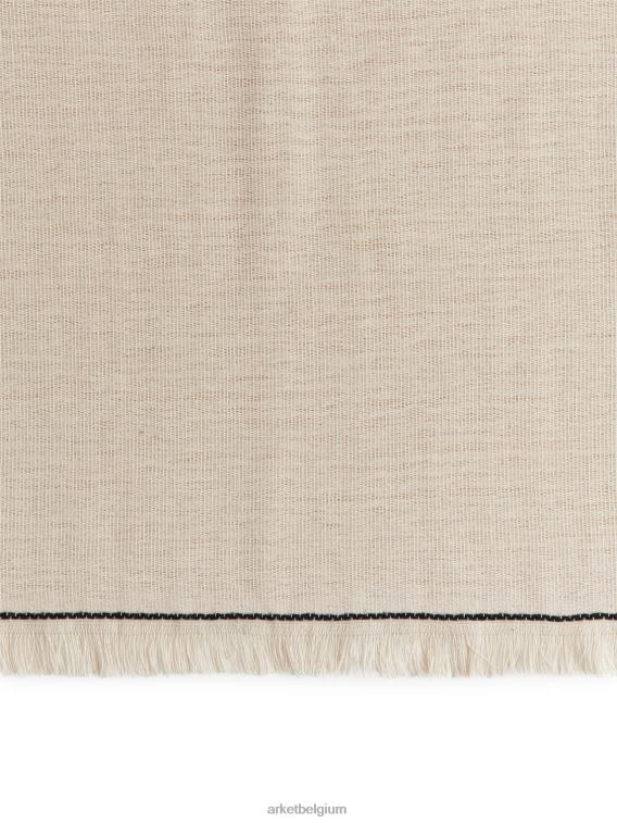 ARKET huishoudartikelen 0DXJP1354 beige katoenen handdoek 50 x 70 cm unisex
