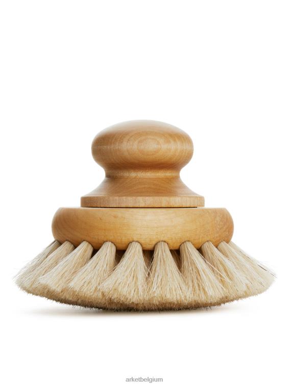 ARKET huishoudartikelen 0DXJP1367 hout iris hantverk badborstel unisex