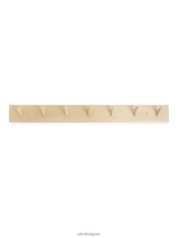 ARKET huishoudartikelen 0DXJP1350 beige iris hantverk rek, 7 haken unisex
