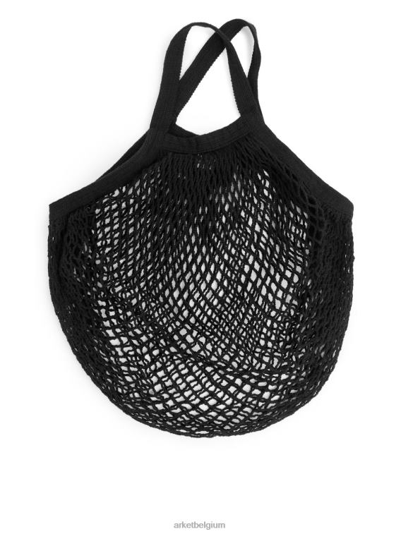 ARKET huishoudartikelen 0DXJP645 zwart schildpadzakken touwtas unisex