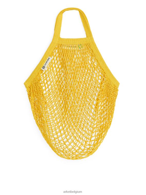 ARKET huishoudartikelen 0DXJP772 geel schildpadzakken touwtas unisex