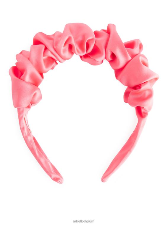 ARKET accessoires 0DXJP1627 roze ruches satijnen Alice band kinderen