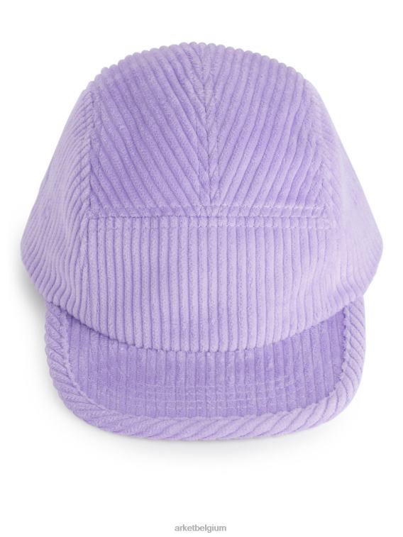 ARKET accessoires 0DXJP1632 lila corduroy pet kinderen