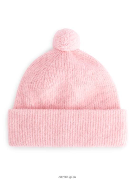 ARKET accessoires 0DXJP1645 roze Pomponmuts van alpaca-merino kinderen