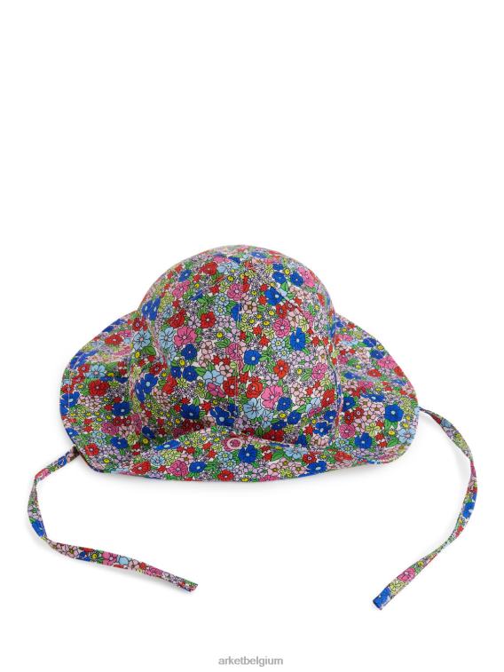 ARKET accessoires 0DXJP1774 multi/bloemen popeline zonnehoed kinderen