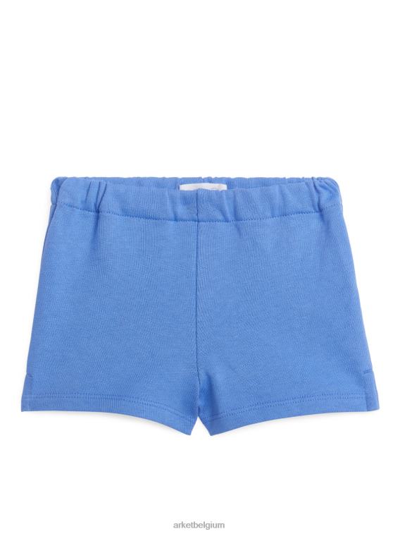ARKET kleding 0DXJP1699 blauw korte broek van katoenen badstof kinderen