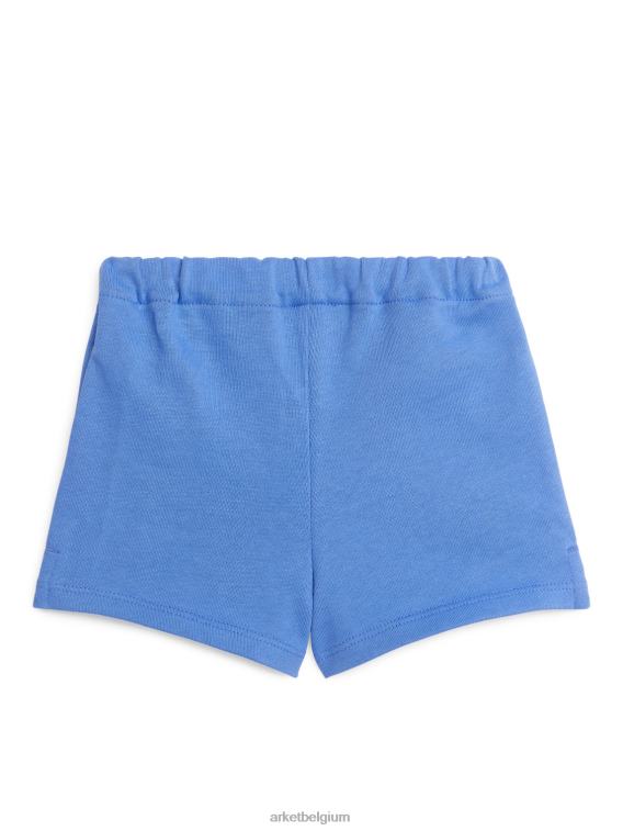 ARKET kleding 0DXJP1699 blauw korte broek van katoenen badstof kinderen