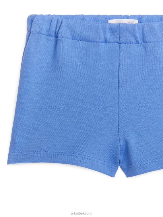 ARKET kleding 0DXJP1699 blauw korte broek van katoenen badstof kinderen