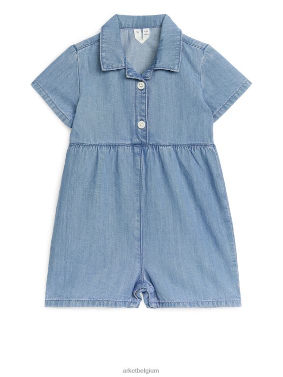 ARKET kleding 0DXJP1721 lichtblauw korte denim jumpsuit kinderen