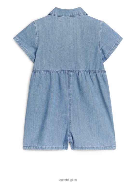 ARKET kleding 0DXJP1721 lichtblauw korte denim jumpsuit kinderen