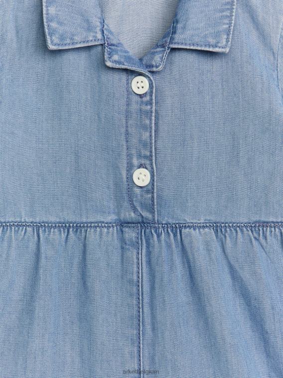 ARKET kleding 0DXJP1721 lichtblauw korte denim jumpsuit kinderen
