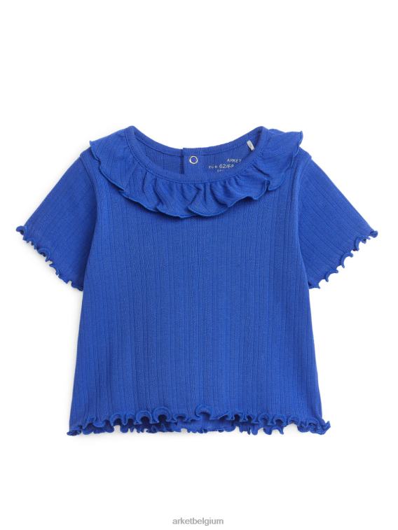 ARKET kleding 0DXJP1722 blauw puntige top kinderen