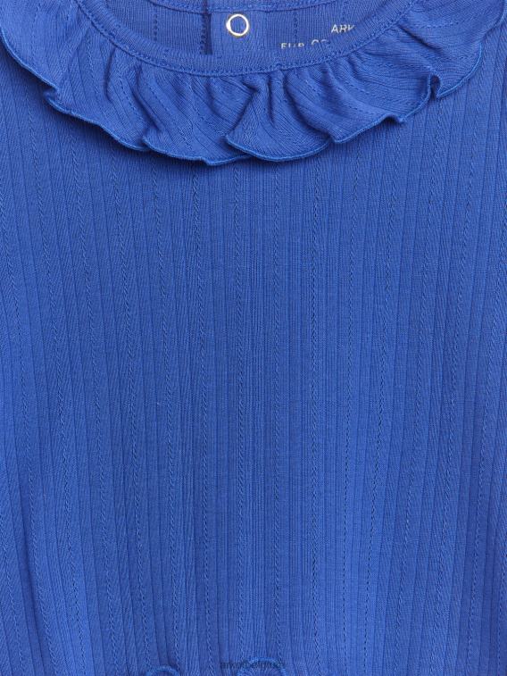 ARKET kleding 0DXJP1722 blauw puntige top kinderen