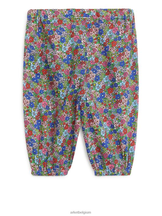 ARKET kleding 0DXJP1732 blauw/bloemig broek met all-over print kinderen