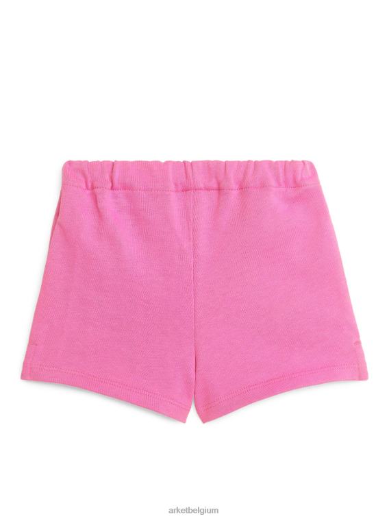 ARKET kleding 0DXJP1740 roze korte broek van katoenen badstof kinderen