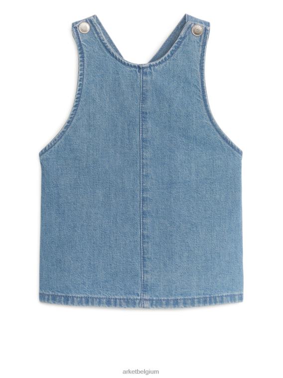 ARKET kleding 0DXJP1741 blauw denim tuinbroekjurk kinderen